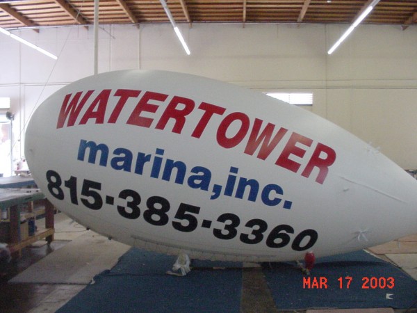 Helium Advertising Blimps Helium Blimps Helium Advertising Blimps and Inflatables for Boat Marina