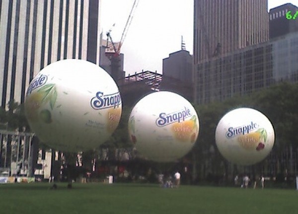 Inflatable Spheres Inflatable Advertising Spheres Snapple Sphere Inflatables