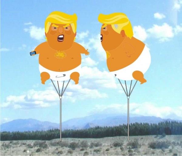 Helium Advertising Blimps Helium Blimps Trump Blimp