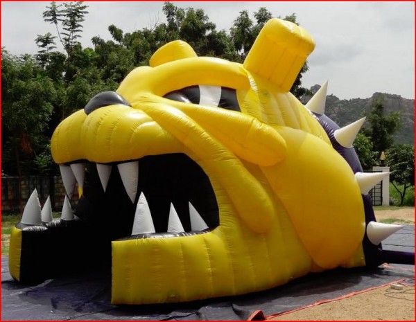 Football Tunnels Team Inflatables Bulldog Inflatable