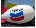 Picture of inflatable advertising blimps