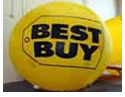 Picture of a inflatable advertising sphere