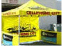 Picture of advertising popup tents