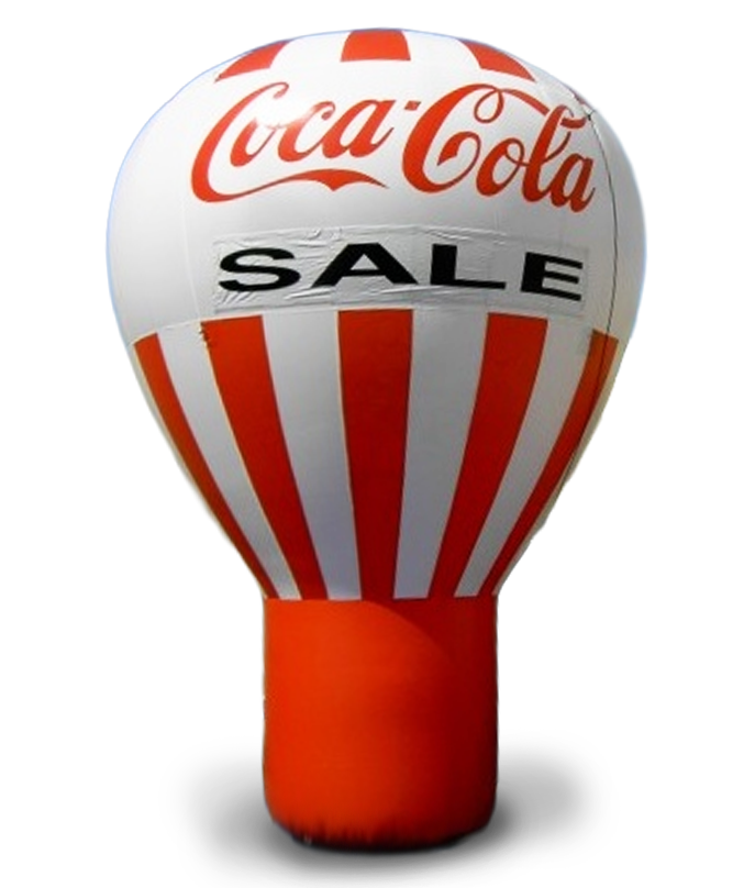 How Ad Balloons Inflate - Advertising Balloons Product Page  Section Image