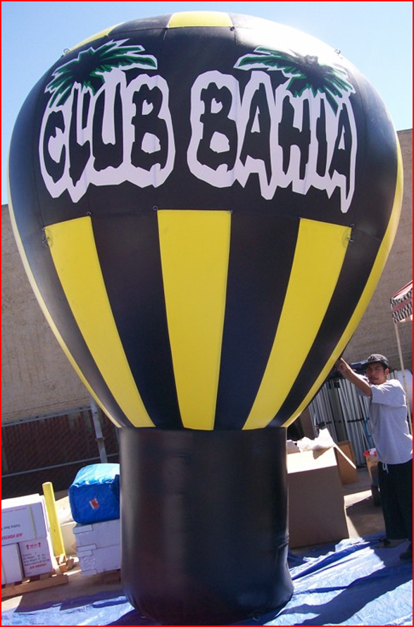 Club Bahia Giant Inflatable Advertising Balloon - Advertising Balloons Gallery Image
