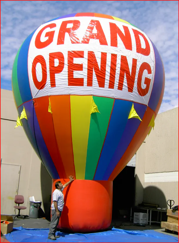 Rainbow Grand Opening Inflatable Advertising Balloon - Advertising Balloons Gallery Image