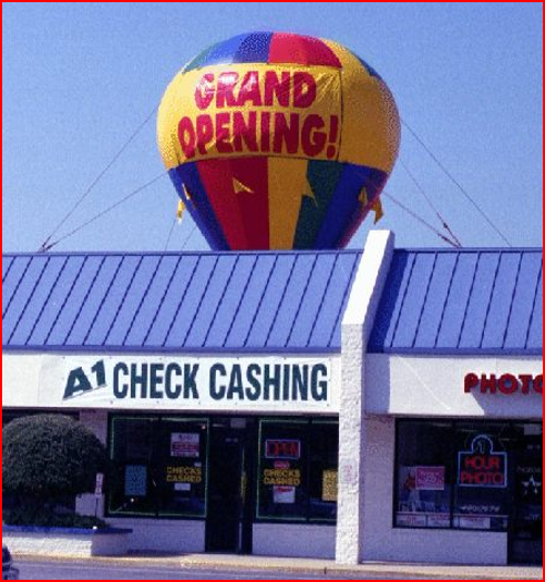 Rooftop Grand Opening Inflatable Advertising Balloon - Advertising Balloons Gallery Image