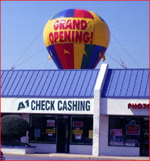Rooftop Grand Opening Inflatable Advertising Balloon - Advertising Balloons Gallery Image