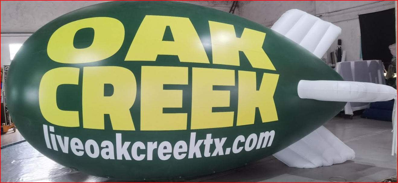 Apartment Complex Advertising Helium Blimp - Helium Blimps Gallery Image