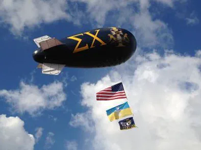 Blimp Flying Pic 2 - Helium Blimps Gallery Image
