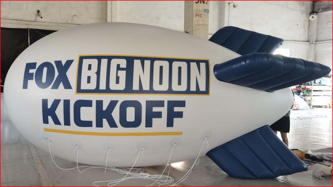 Fox NFL Kickoff Advertising Helium Blimp - Helium Blimps Gallery Image