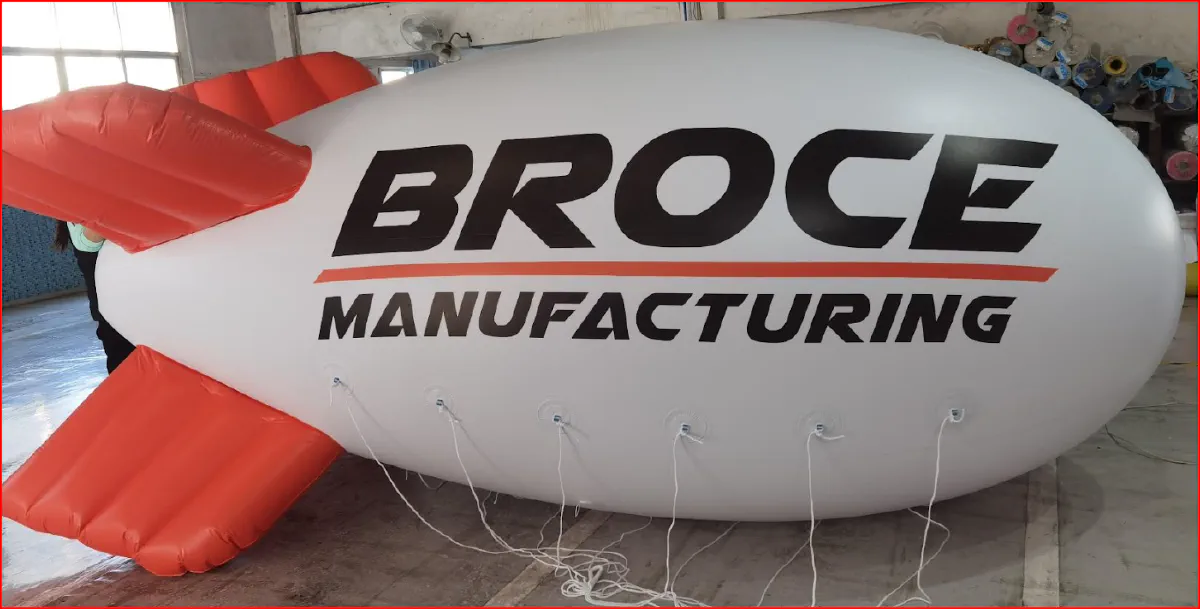 Manufacturing Trade Show Helium Blimp - Helium Blimps Gallery Image