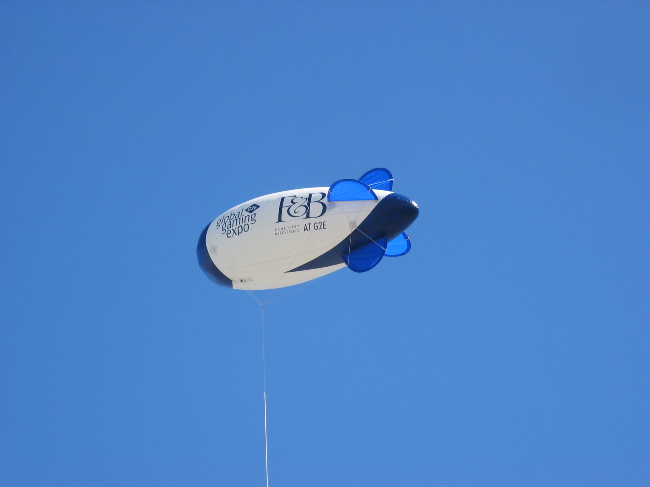 Flying Blimp Pic - Helium Blimps Gallery Image