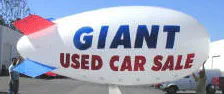 Giant Used Car Sale - Helium Blimps Gallery Image