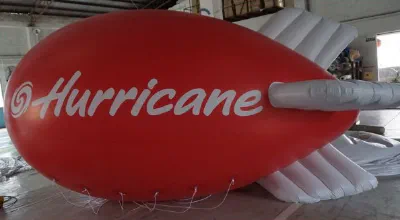 Red Advertising Hurricane Blimp - Helium Blimps Gallery Image