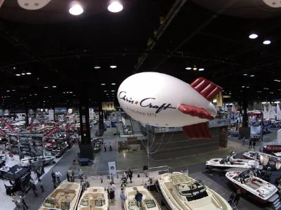 White Advertising Chris Craffe Blimp - Helium Blimps Gallery Image