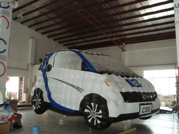 Black Blue White Custom Car Inflatable - Custom Inflatables Gallery Image