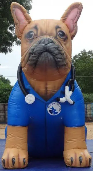 Black Blue White Custom Inflatable - Custom Inflatables Gallery Image