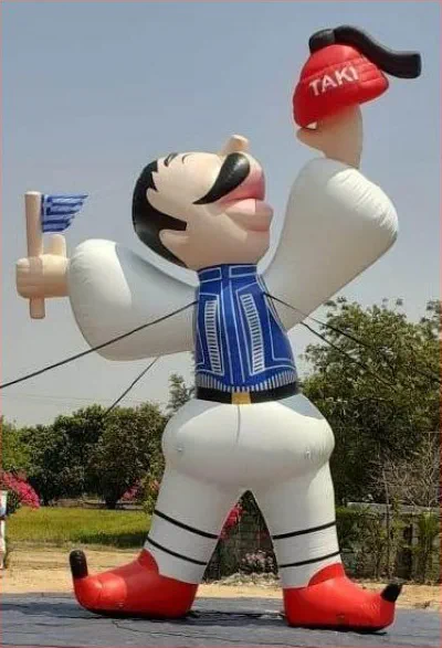 Black Blue White Custom Taki Inflatable - Custom Inflatables Gallery Image