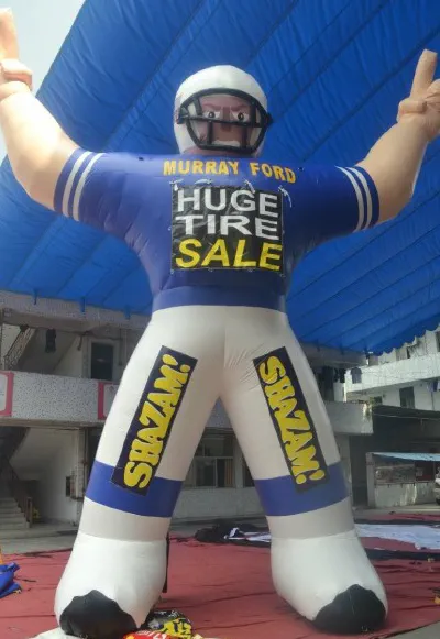 Black Blue Yellow Murray Ford Inflatable - Custom Inflatables Gallery Image