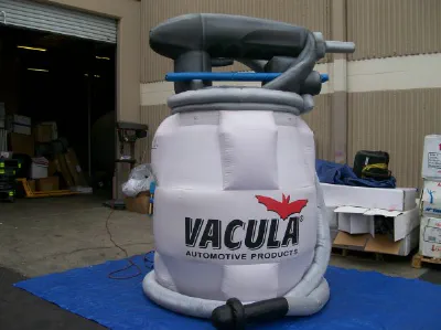 Black White Custom Vacula Inflatable - Custom Inflatables Gallery Image