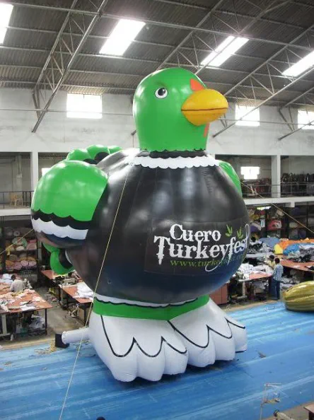 Black White Green Yellow Custom Cureo Inflatable - Custom Inflatables Gallery Image