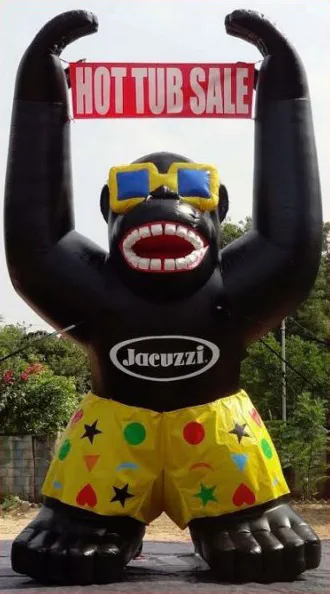 Black Yellow Custom Hot Tube Sale Inflatable - Custom Inflatables Gallery Image