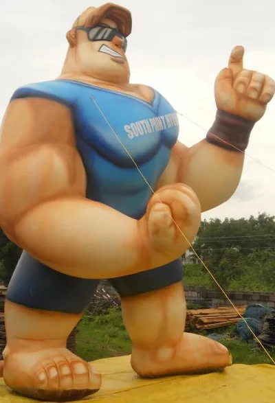 Blue Skincolour Custom Inflatable - Custom Inflatables Gallery Image