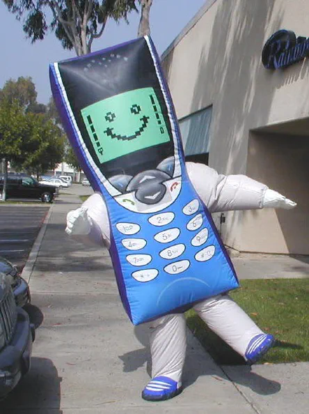 Blue White Black Custom Inflatable - Custom Inflatables Gallery Image