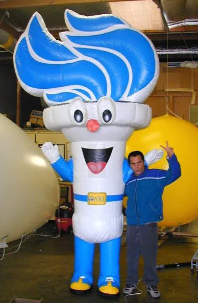 Blue White Custom Vri Inflatable - Custom Inflatables Gallery Image