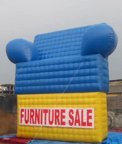 Blue Yellow Custom Furniture Sale Inflatables - Custom Inflatables Gallery Image