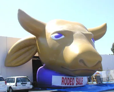 Brown Custom Rodeo Sale Inflatable - Custom Inflatables Gallery Image