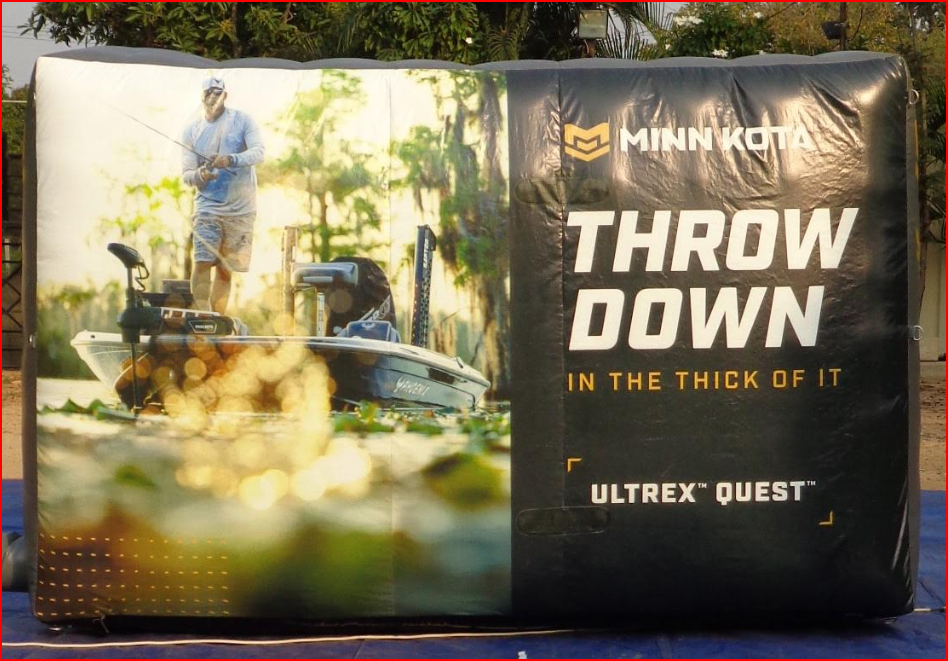 Custom Inflatable Billboard Display for Marine Trade Show - Custom Inflatables Gallery Image