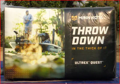 Custom Inflatable Billboard Display for Marine Trade Show - Custom Inflatables Gallery Image