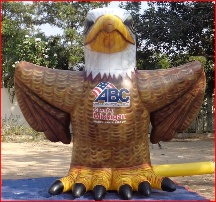 Custom Inflatable Bald Eagle for Trade Show Display - Custom Inflatables Gallery Image