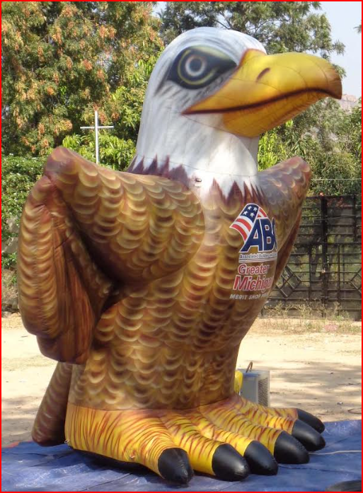 Custom Inflatable Eagle Side View for Trade Show - Custom Inflatables Gallery Image