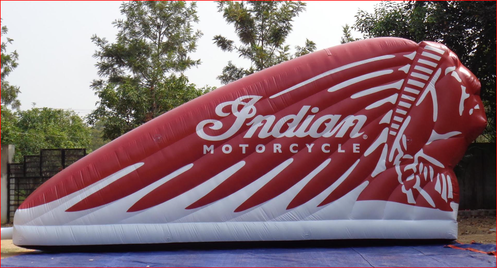 Custom Inflatable Motorcycle Brand Logo Replica - Custom Inflatables Gallery Image