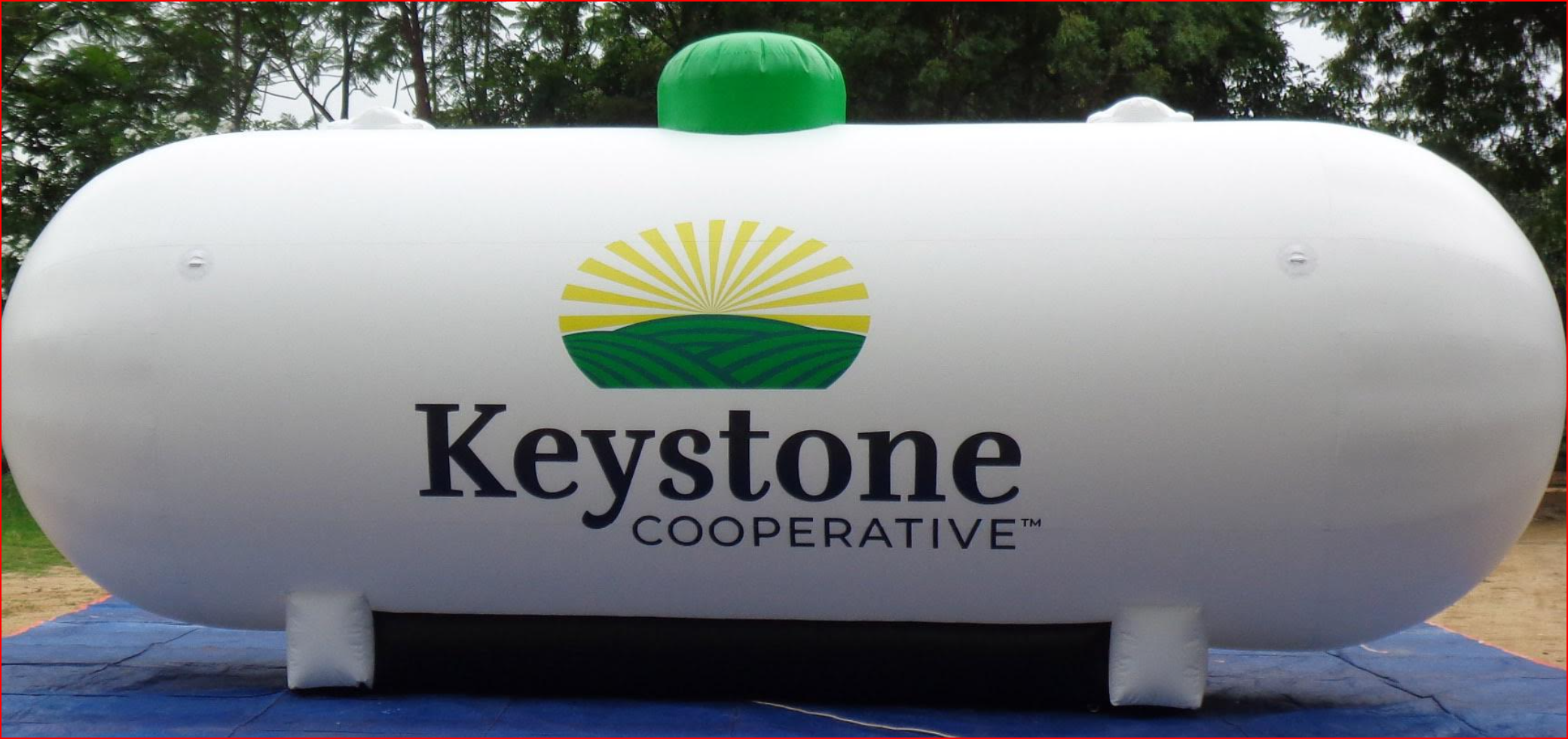 Custom Inflatable Propane Tank Replica for Gas Supplier - Custom Inflatables Gallery Image