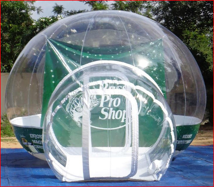 Custom Inflatable Snow Globe for Bass Pro Shops - Custom Inflatables Gallery Image