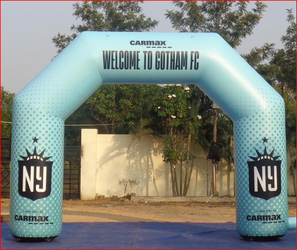 Custom Inflatable Soccer Event Entrance Arch - Custom Inflatables Gallery Image