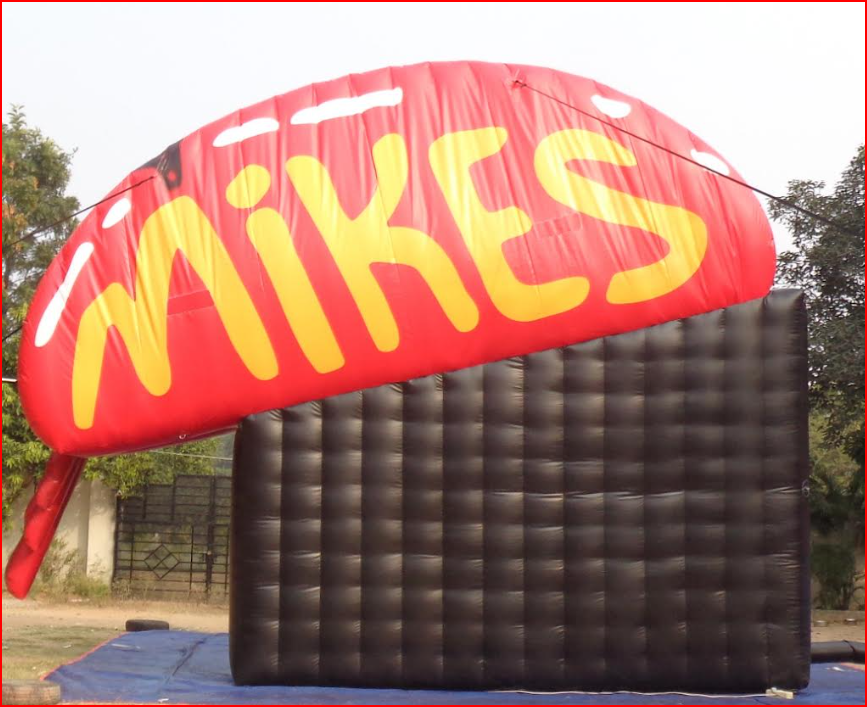 Custom Inflatable Taco Building Topper for Mexican Restaurant - Custom Inflatables Gallery Image