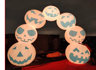 Custom Pumpkins Arch - Custom Inflatables Gallery Image