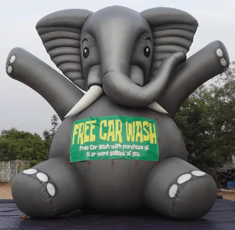 Elephant Custrom - Custom Inflatables Gallery Image