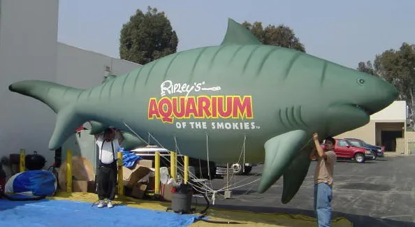 Green Custom Aquarium Inflatable - Custom Inflatables Gallery Image