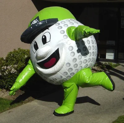 Green White Custom Inflatable - Custom Inflatables Gallery Image