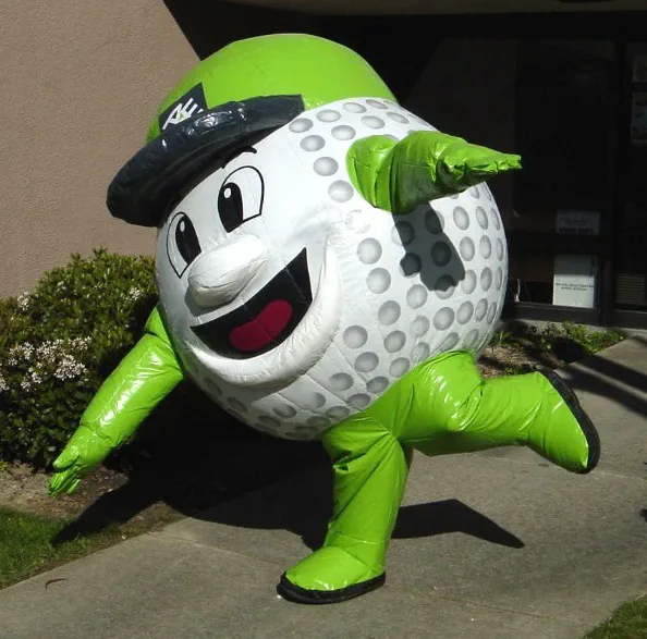 Green White Custom Inflatable - Custom Inflatables Gallery Image
