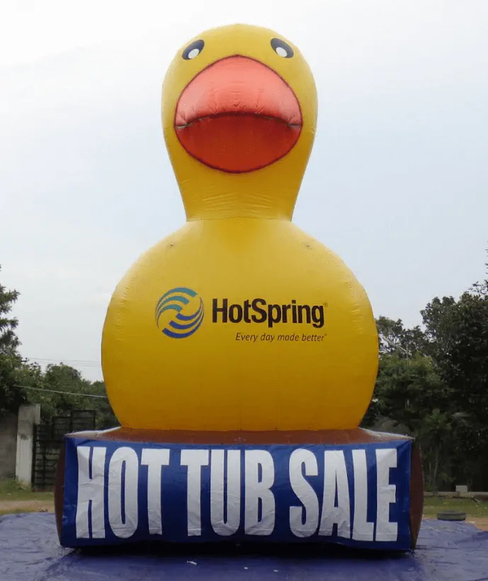 Hot Spring Duck - Custom Inflatables Gallery Image