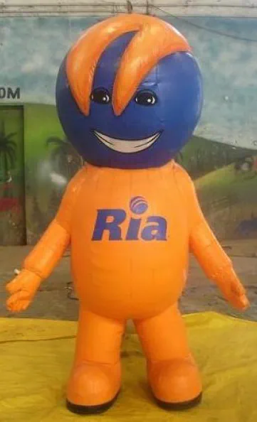 Orange Purple Custom Ria Inflatable - Custom Inflatables Gallery Image