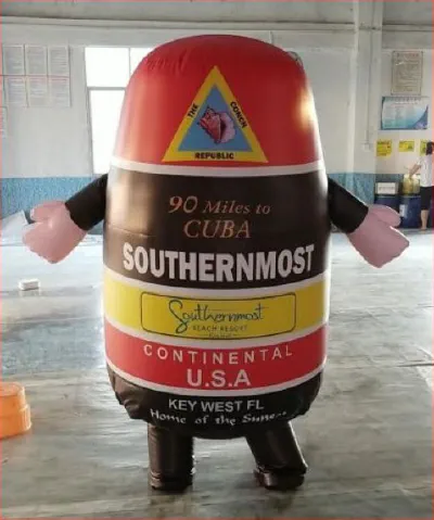 Red Black Custom Stop Speeding Inflatable - Custom Inflatables Gallery Image
