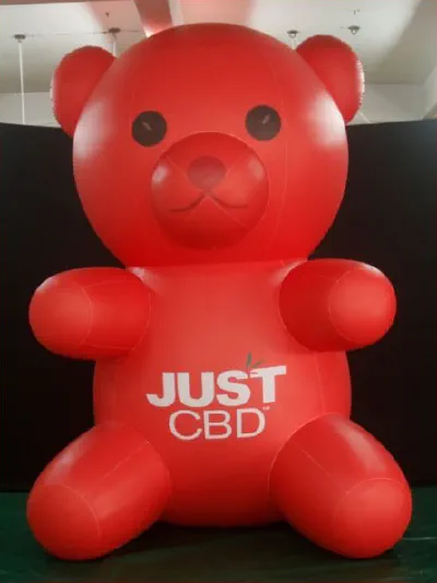 Red Custom Just Cbd Inflatable - Custom Inflatables Gallery Image
